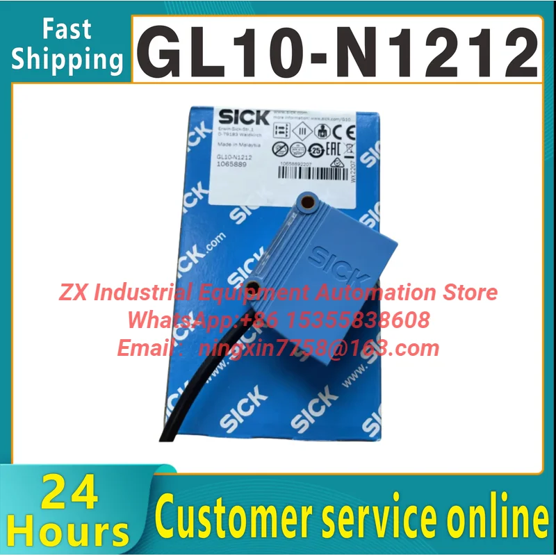 Original photoelectric GL10-N1212 mirror reflection photoelectric sensor, order number: 1065889