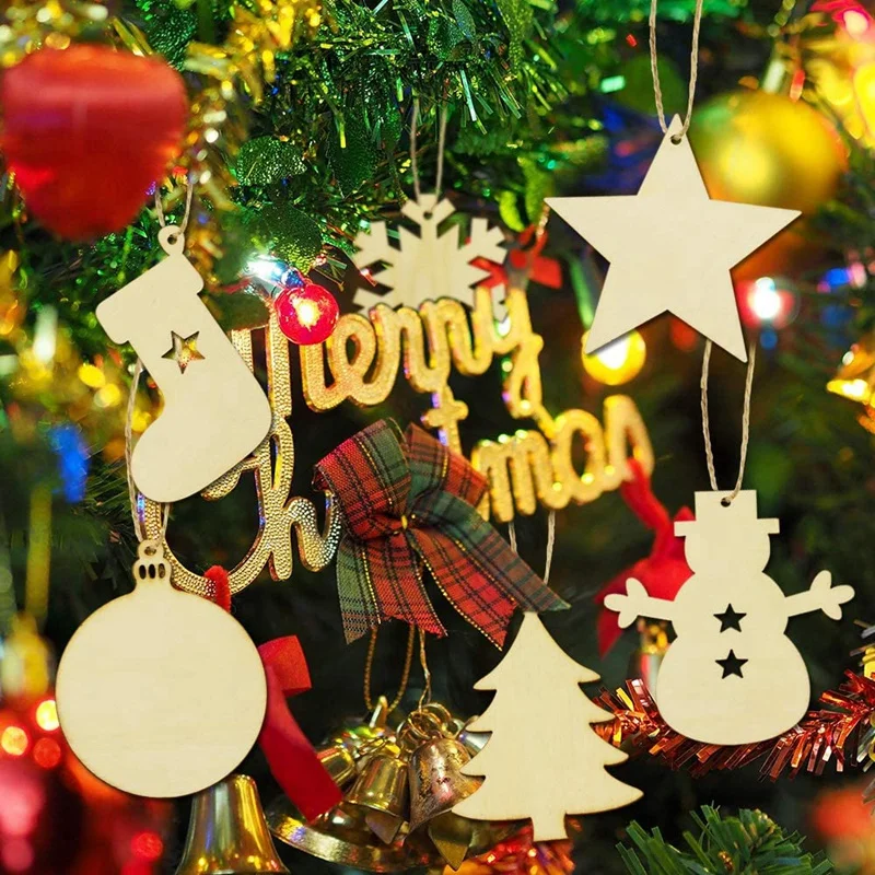 40 Pcs Unfinished Blank Wood Square,3 Different Size Wood Square Slices Cutouts For DIY Arts Craft Project,Pyrographyart