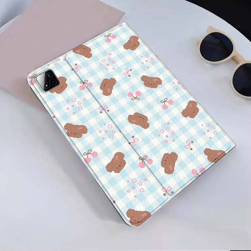 الأزرق الكرتون الدب جرو ل Xiaomi Redmi Mi Pad 2 4 5 6 6s 7 8 11 12.5 12.4 11.2 8.7 SE Pro Plus Max غطاء اللوحي #2