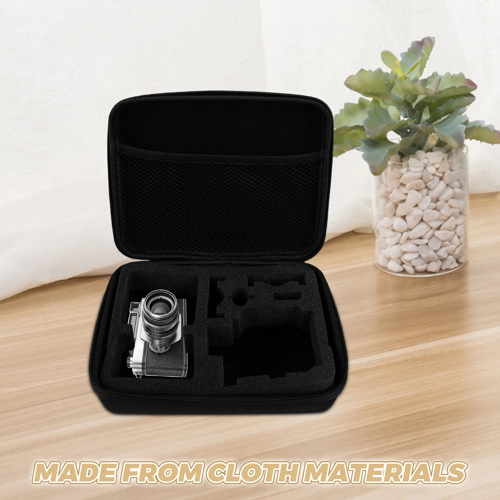 

Compact Lightweight Camera Storage Case for Medium Sized Cameras Waterproof Accessory Holder for Outdoor Sports Photography