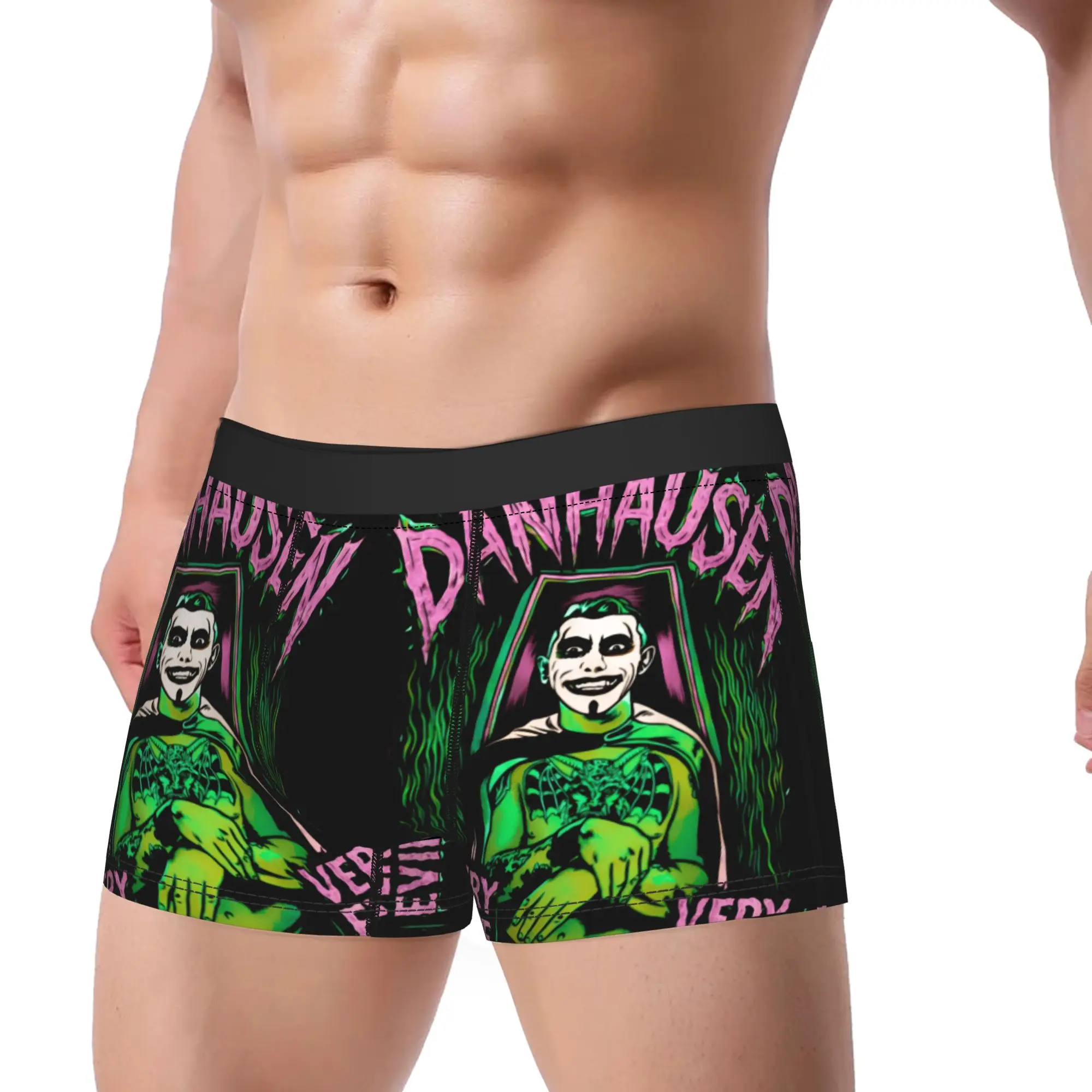 

Men Very Nice Very Evil Horror Wrestler Underwear Coffin Throne Danhausen Style Boxer Briefs Shorts Panties Homme Underpants