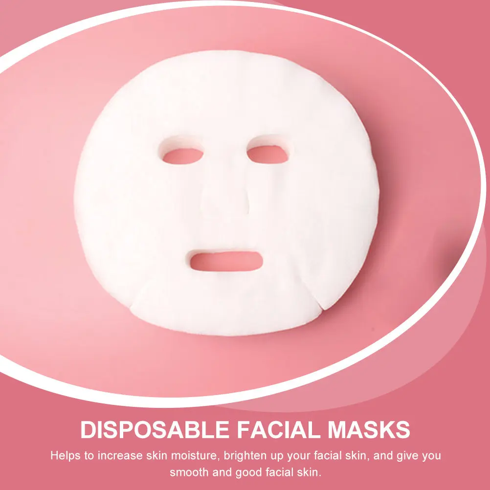 Sheet Masks Facial Mask Sheets Disposable Skin Care Face Mask Moisturizing Cotton DIY Mask Non Woven Patches for Spa Care