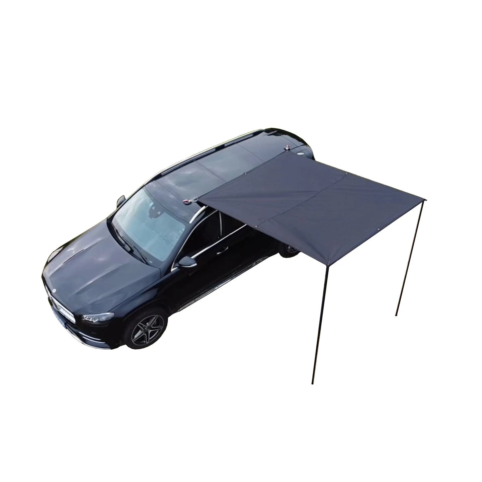 

Outdoor camping car canopy, car side sunshade, no need to drill holes, quick installation, windproof, UV isolation, waterproof