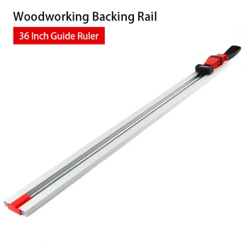 36 inch aluminum alloy woodworking support rail table ruler Diy guide ruler by electric circular saw trimming machine saw