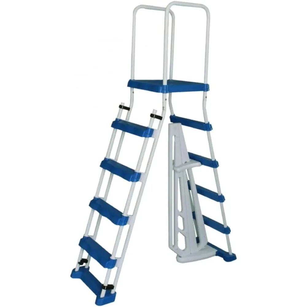 

Above Ground Pool A Frame Ladder with Barrier for 48 Inch Pools | 87950