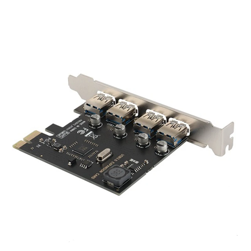 SSU 4 Port USB 3.0 PCI-E Expansion Card PCI Express Pcie USB 3.0 HUB Adapter 4-Port USB3.0 Controller USB3.0 Pcie