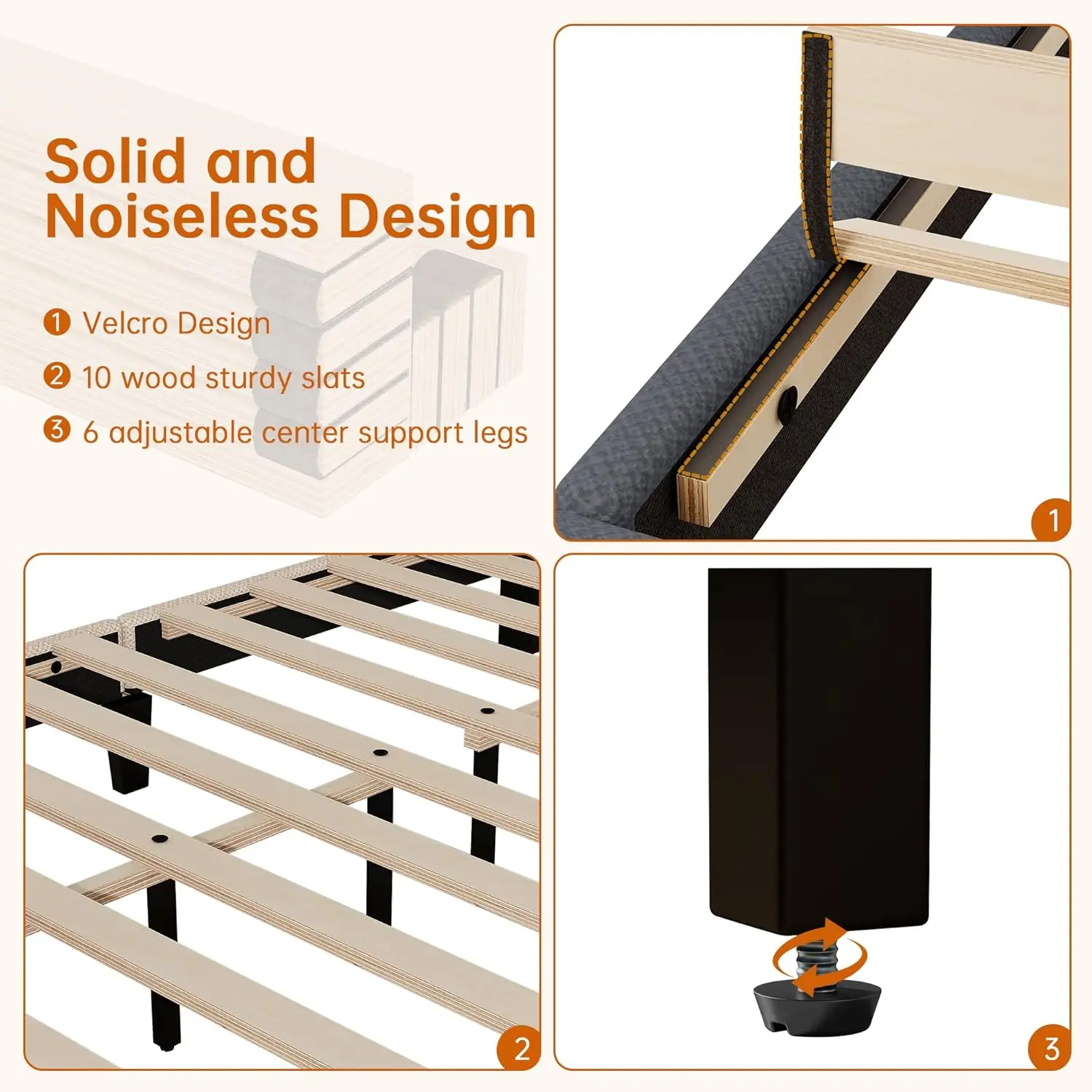 Thumbnail 4 - #30 Most Reviewed Wooden Bed Frames