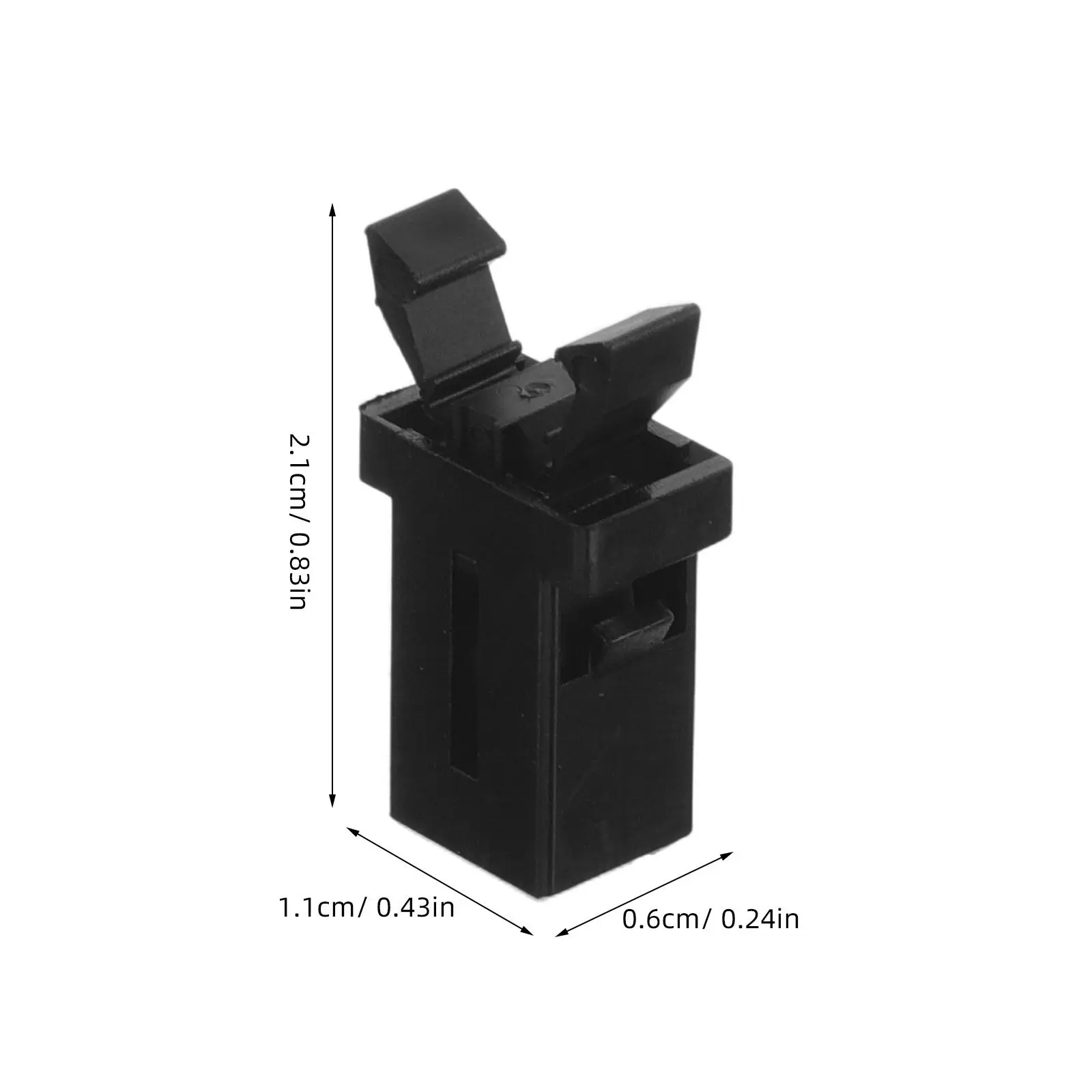 Trash Can Lid Lock Clips 30Pcs Press Button Self Locking Latch Elastic Odor Proof Waste Bin Closure