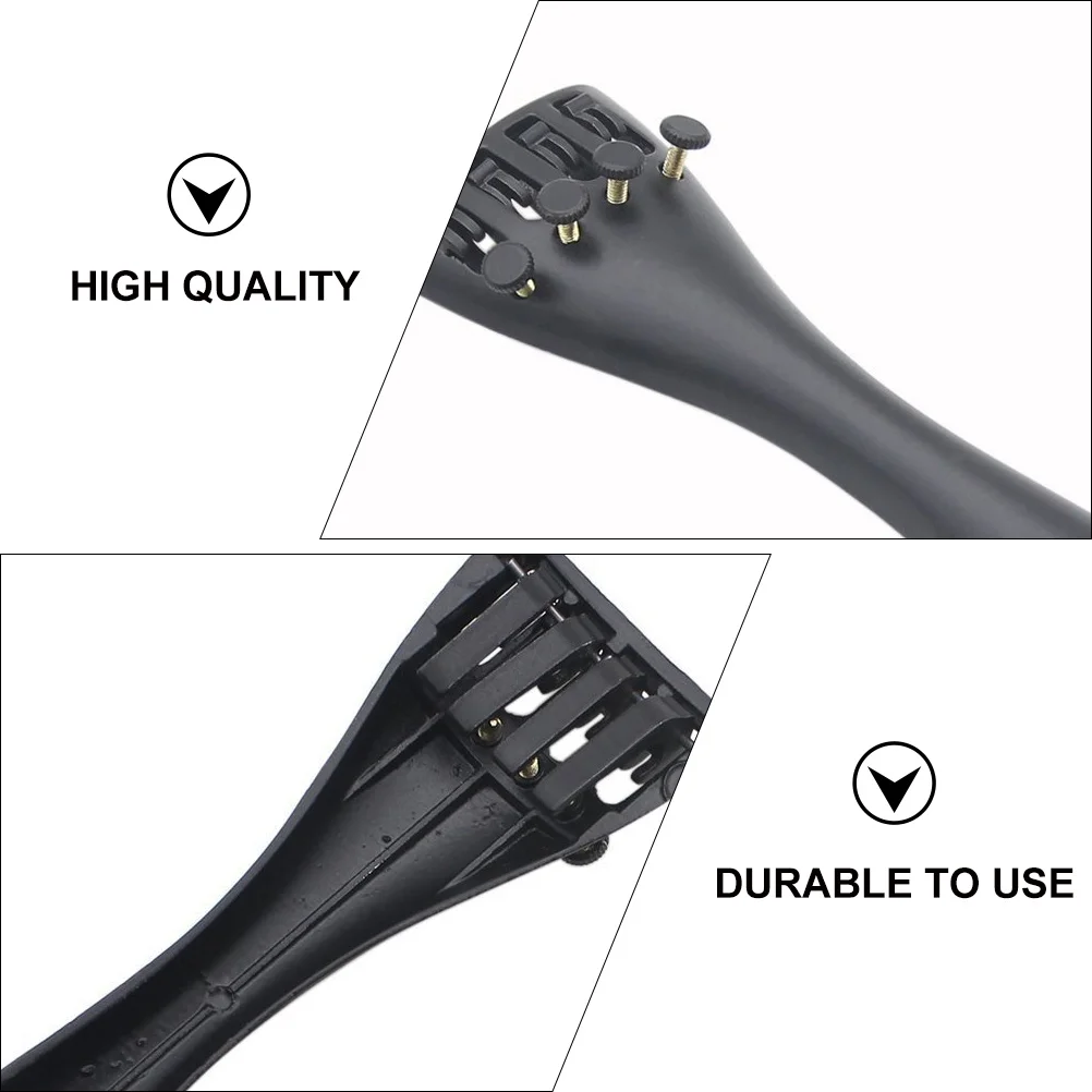 Violin Accessories Tailpiece with Fine Tuners Tailgut Component Finetuner Aluminum Alloy for /