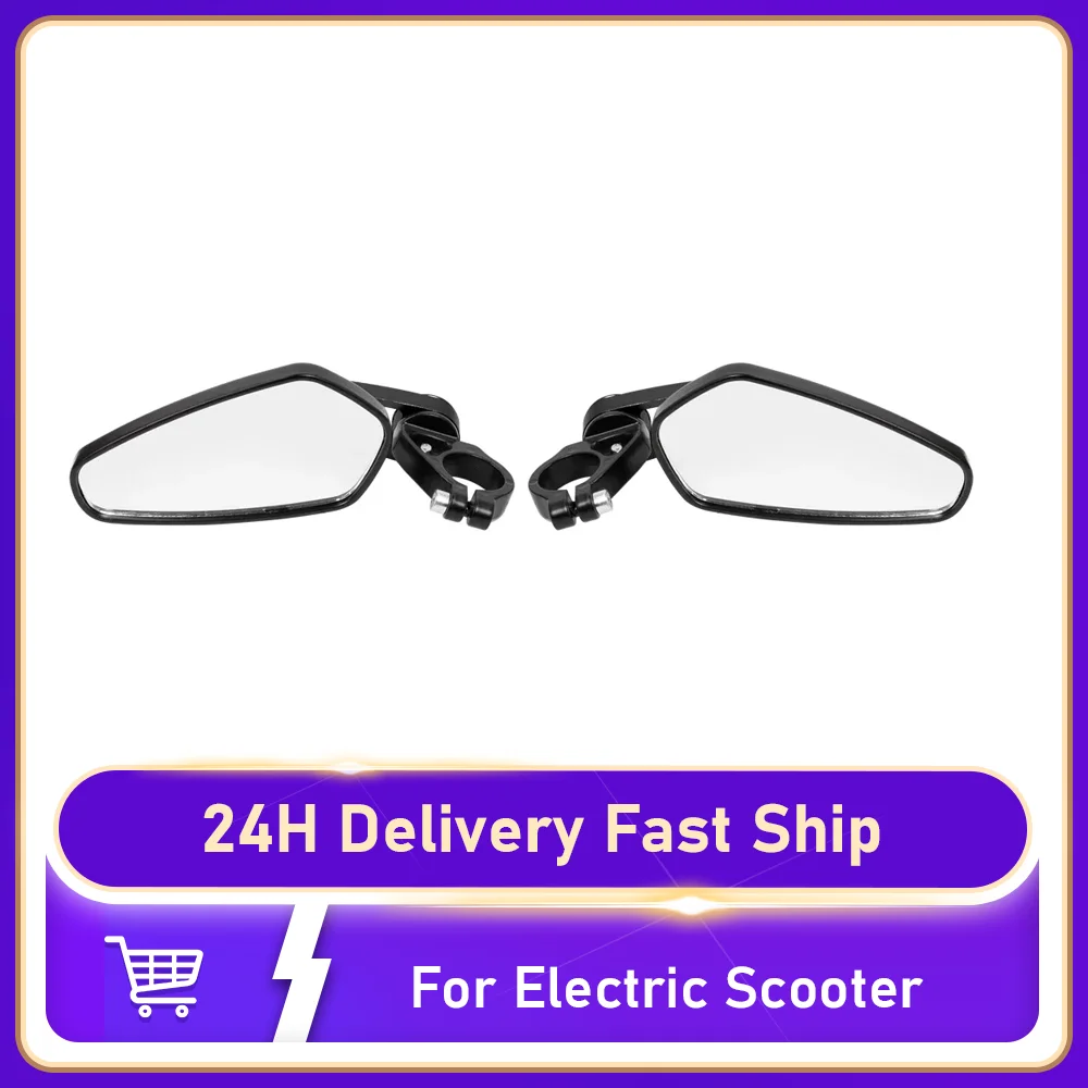 

Handlebar Reflector Rear View Mirror Safety Adjustable Rotatable Mirrors For Kaabo Mantis King GT Electric Scooter Accessories