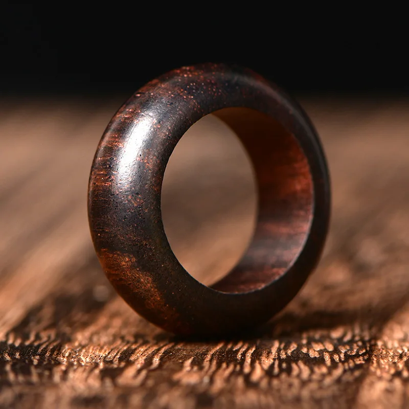 Xiaoye Red Sandalwood Black Sandalwood Running Ring