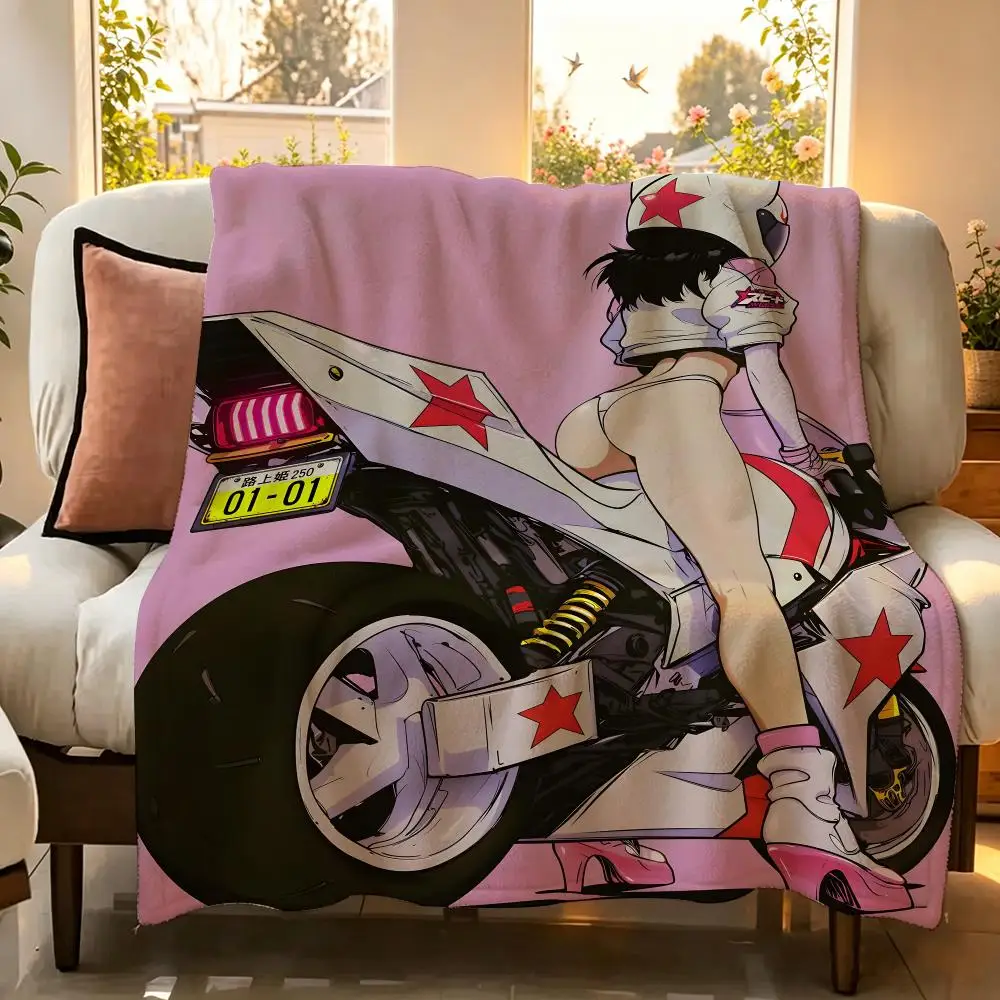 Artist Modern D-Dolorsilentium Throw Flannel Throw Blanket Suitable warm for Sofa、Living Room、Bedroom soft
