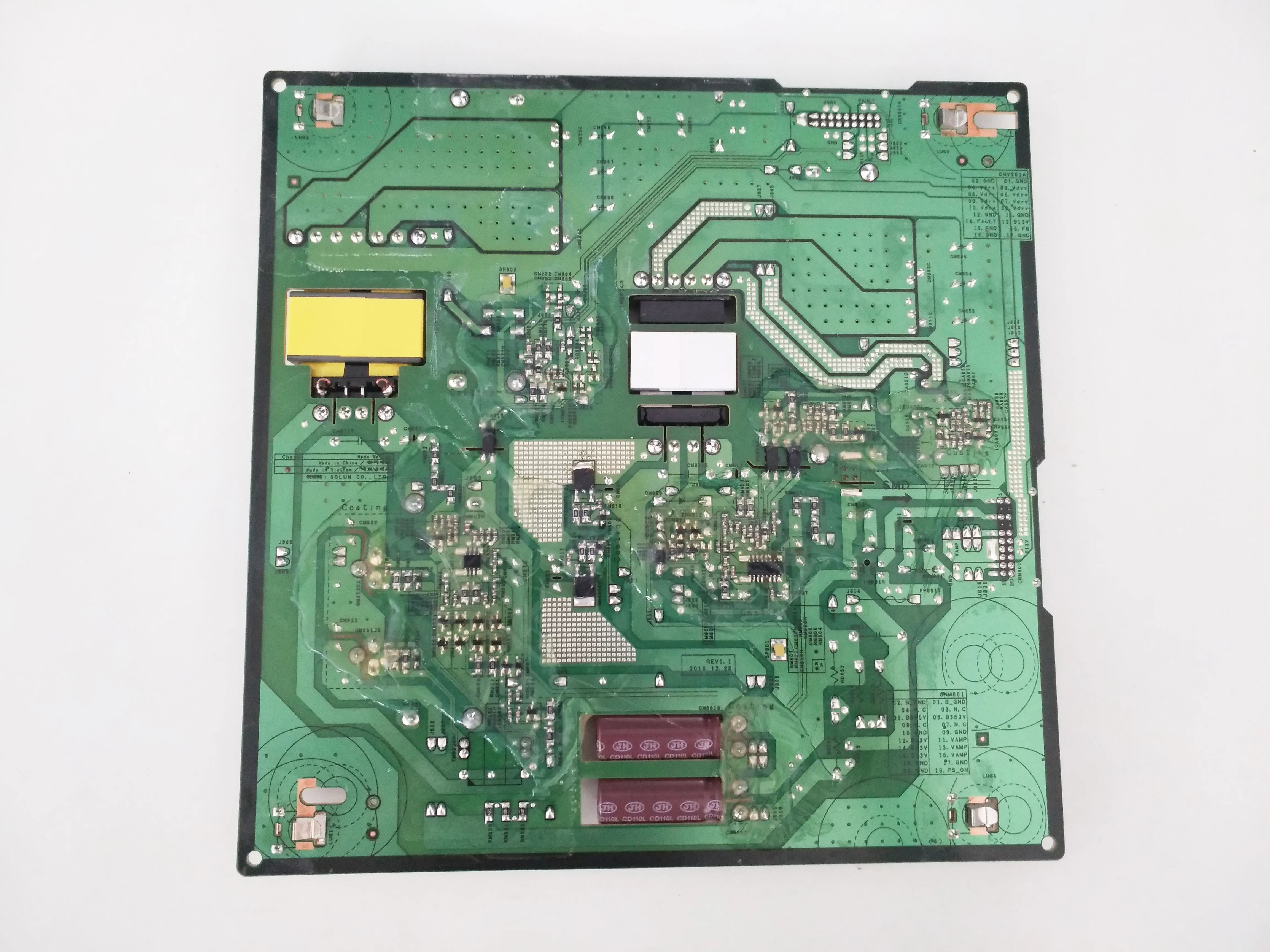 A placa da fonte de alimentação é para acessórios da tevê, BN44-00986A, L55S8NB _ RSM, QE55Q85RATXXU, QA55Q80RAJXXZ, QN55Q80RAGXZD, QE55Q85RAT, tevê