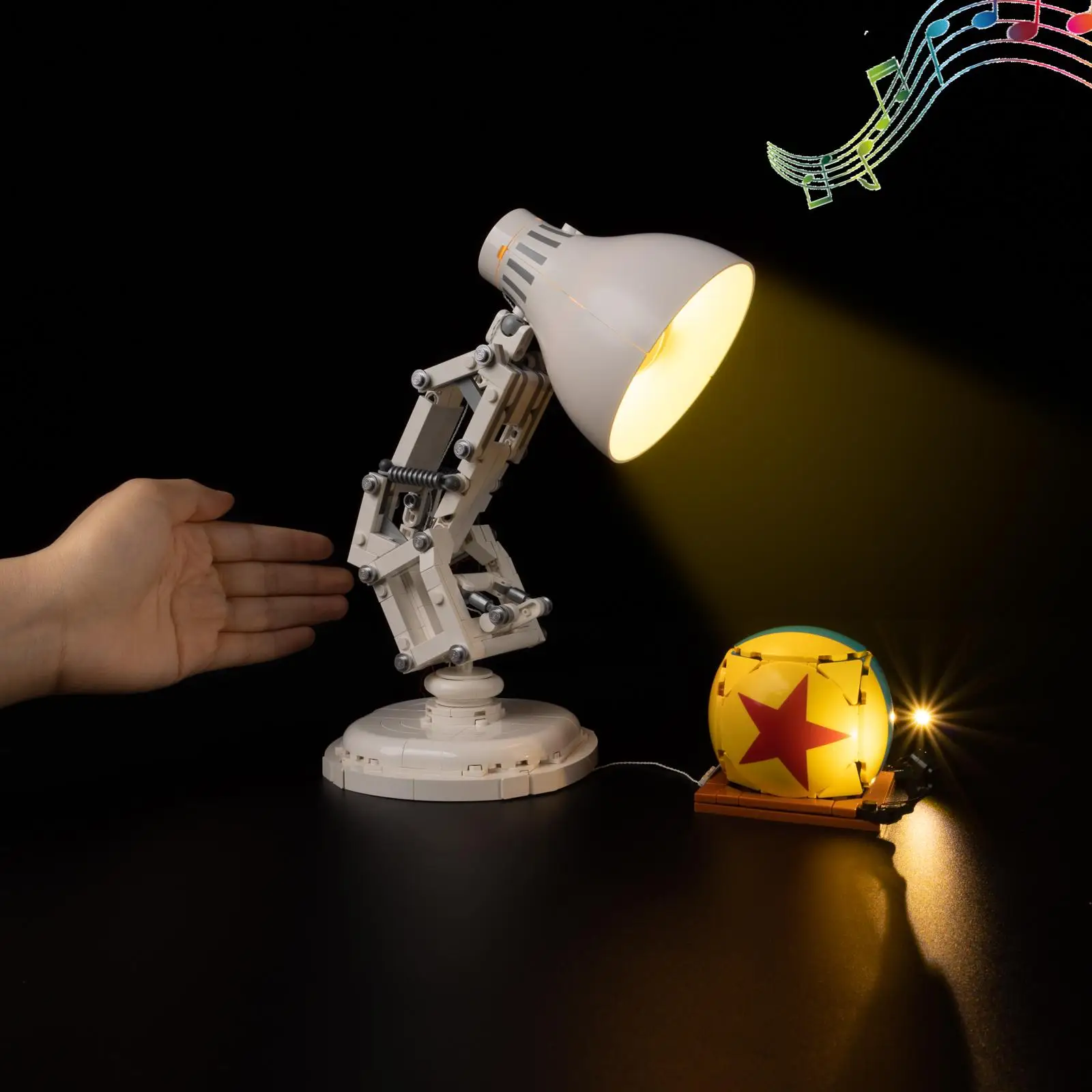 

Комплект светодиодных фонарей Easylite для Pixar Luxo Jr Ideas 21357, строительные блоки, кирпичи, набор игрушек для подарка