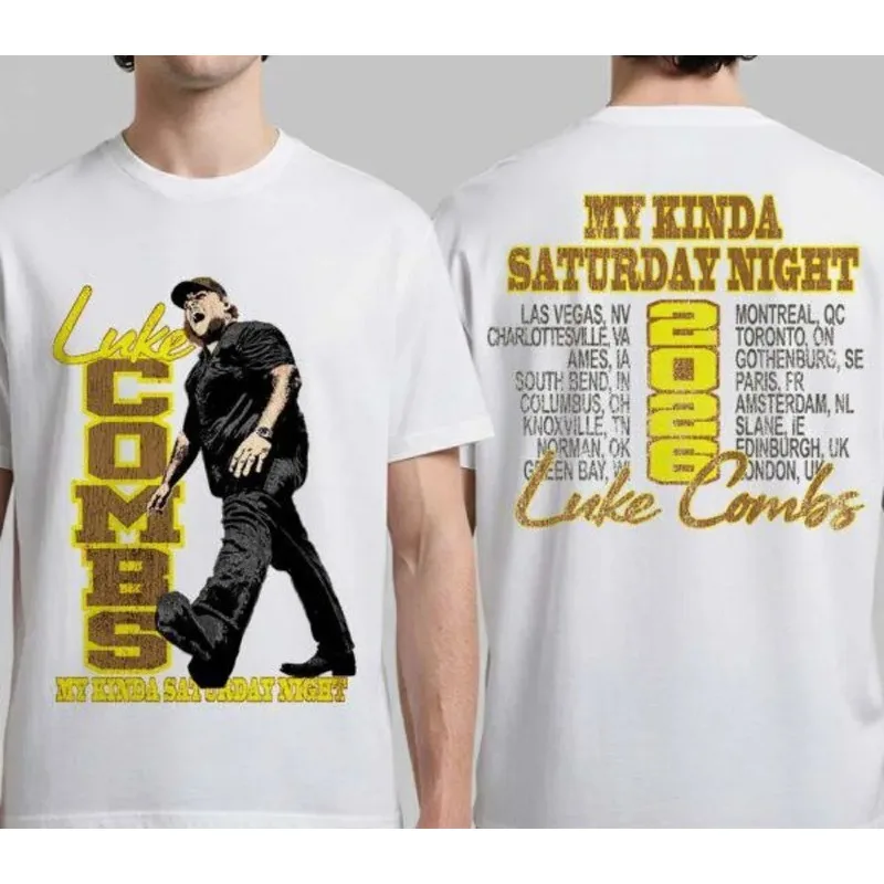 Luke Combs Merch 2026 Unisex T-shirt Men Short Sleeve Tops fashion Tee Clothes Causal Y2K Tops