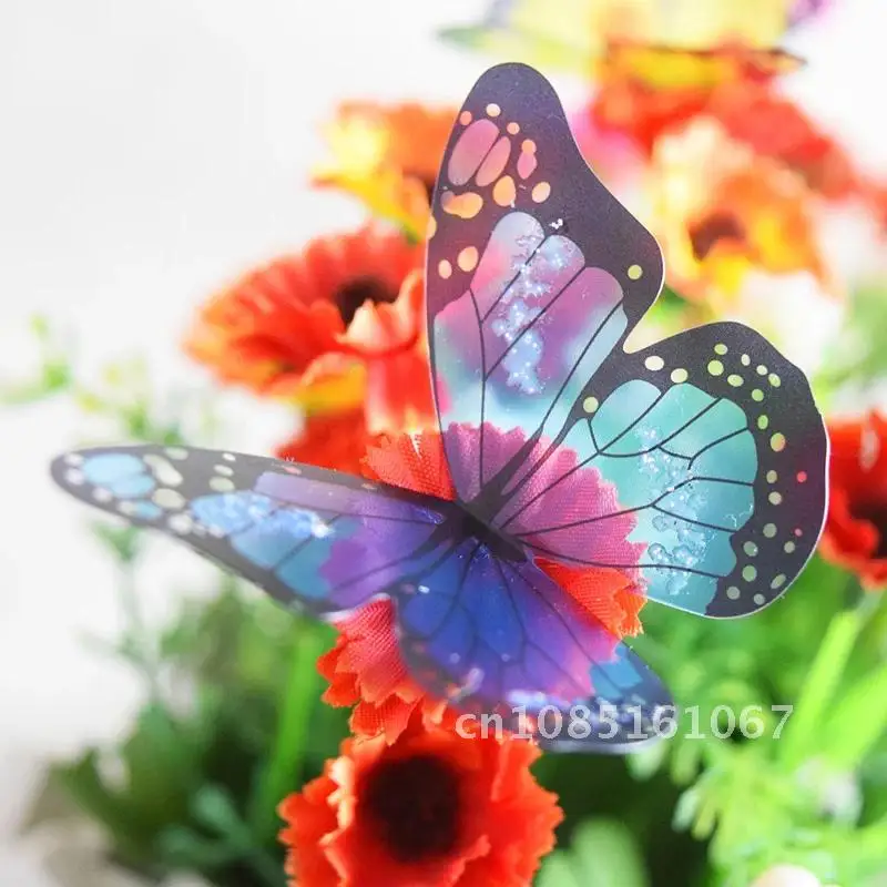 

Lot of 18 Butterfly Crystal 3D Wall Stickers Beautiful Butterflies Art Decals Home Decor Wedding Decoration On the Wall