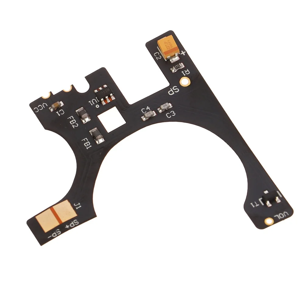 Audio AMP Upgrade Module 4.6x4.3cm Black Fits GameBoys Advances SP AGS-001 101 Retros Handheld Sound Repair Tool Accessory