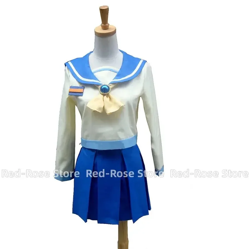 qq28LQUnisex Anime Cos Corpse Party Naomi Nakashima Cosplay disfraces traje Halloween uniforme de Navidad tamaño personalizado