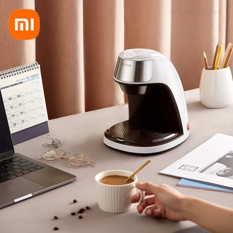 

Xiaomi Konka Coffee Machine Small Fully Automatic Multifunction Portable Mini 300ML American Drip Type Household Coffee Machine