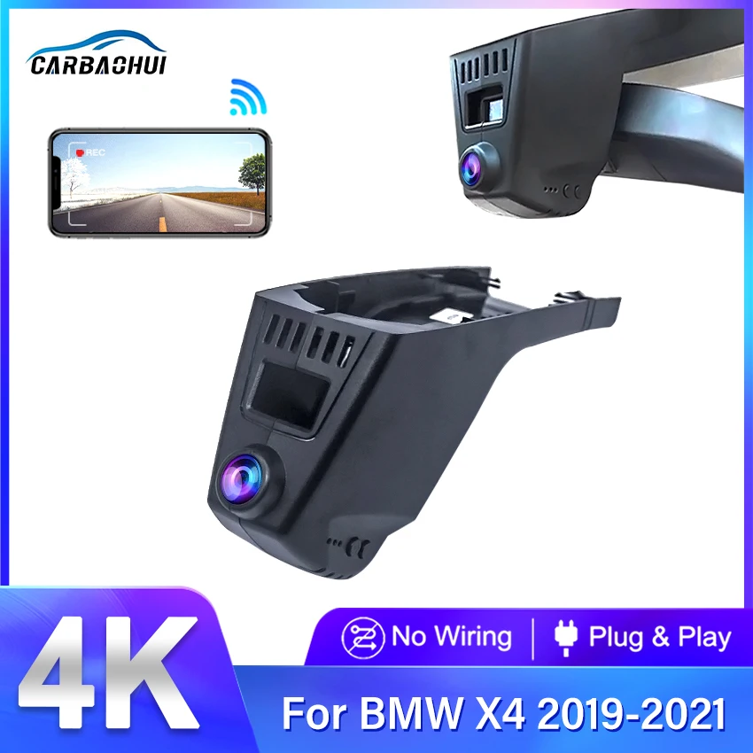 

Plug and Play 4K Car Dvr Dash Cam for BMW X6 F16 G06 X4 G02 F98 X4M 8 Series G14 G15 G16 Z4 G29 X7 G07 F23 X3M F97 2019-2021