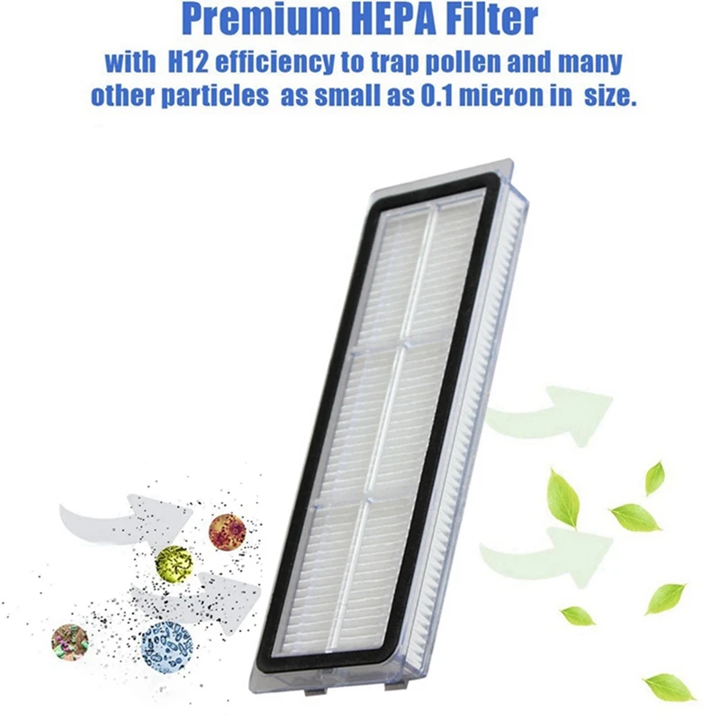 PROMOTION! 10PCS Spare Parts For Xiaomi Dreame Bot D10 Plus RLS3D L10plus/Z10pro Vacuum Main Side Brush Filter Dust Bag Mop Rag