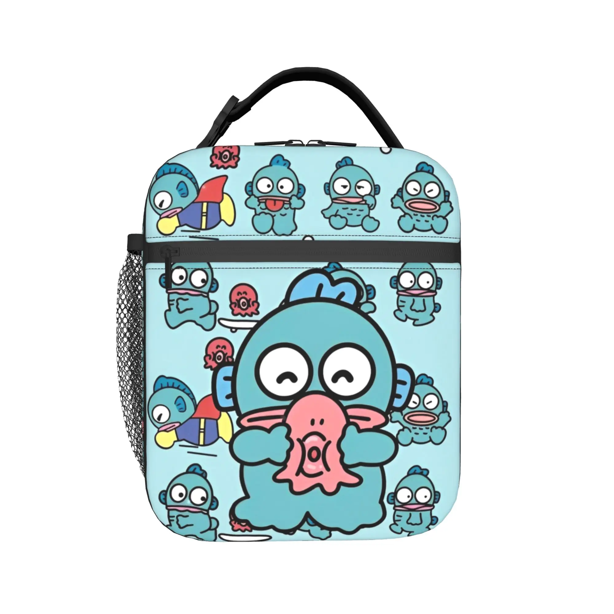 

Kawaii Cute Cartoon Hangyodon Insulated Lunch Bag High Capacity Lunch Container Thermal Bag Tote Lunch Box Beach Picnic