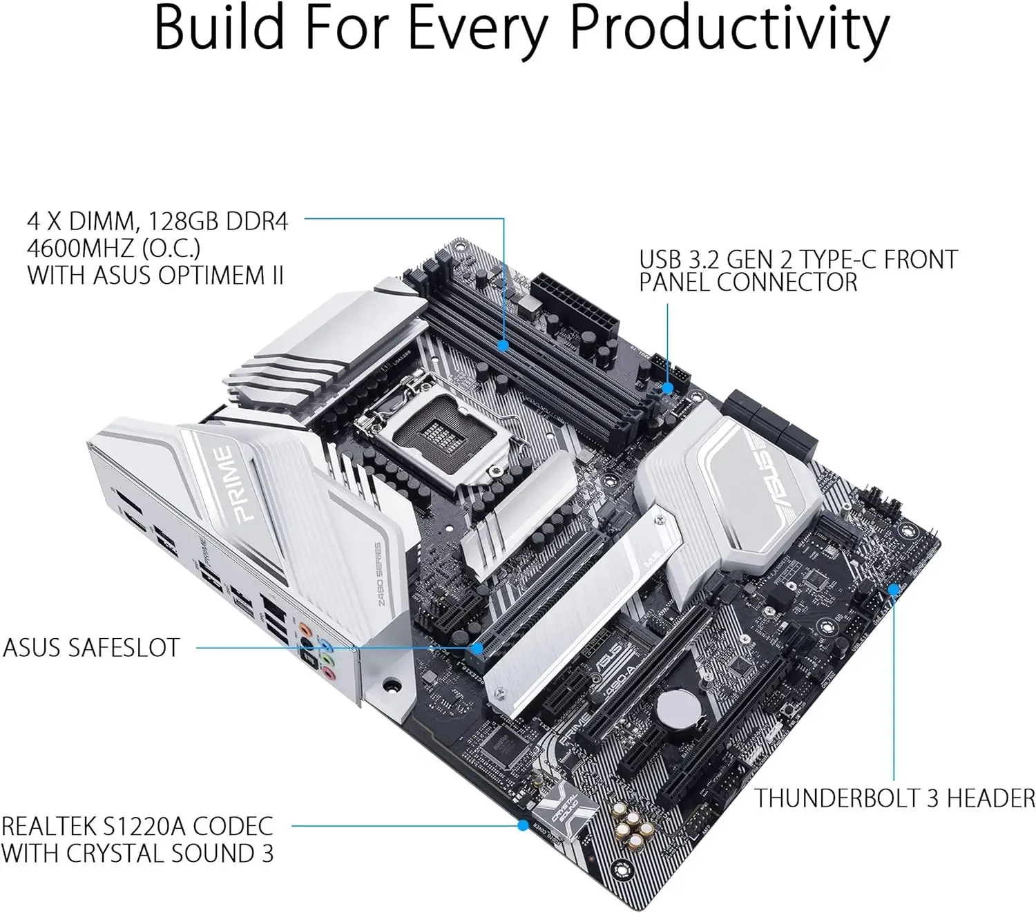 ASUS ROG Z490-A LGA 1200 (Intel 10e génération) Z490 SATA 6 Gb/s ATX Carte mère Intel