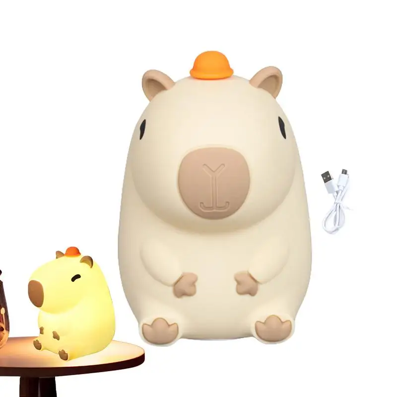 

Capybara Night Light Toddler Animal Night Light Bedroom Capybara Light For Kids Decorative Capybara Patting Night Light For