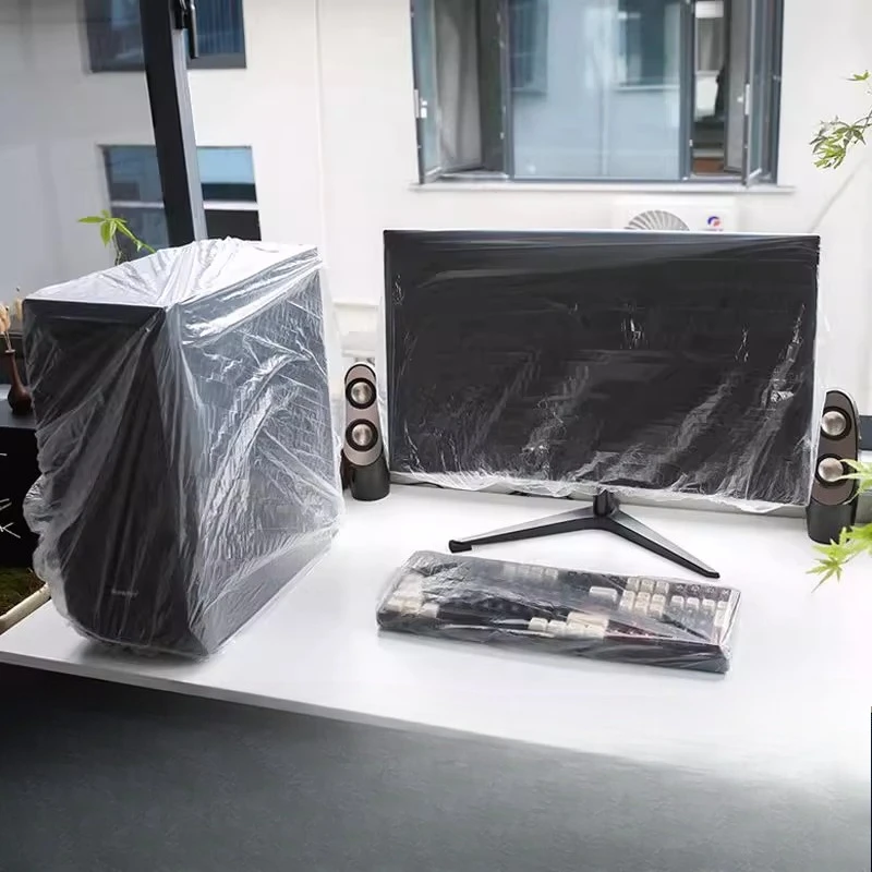 

Disposable Dustproof & Waterproof TV Covers for Renovation/Moving/Vacant Home - Furniture Protector for PC Monitor, Keyboard