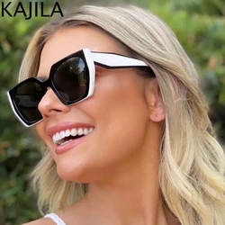 Fashion Cat Eye Sunglasses Women 2024 Luxury Brand Design Vintage Square Punk Sun Glasses For Ladies Shades Retro Eyewear UV400