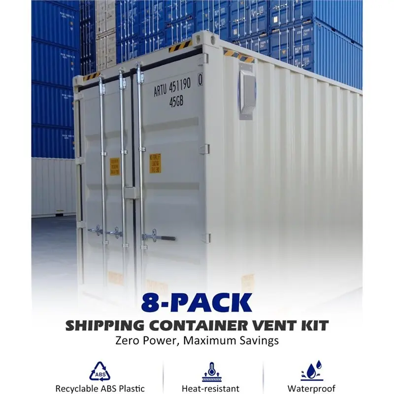 For Cargo For 16-Pack Shipping Container Ventilation System Cross-Flow Vent, Reduces Heat And Humidity-AA26