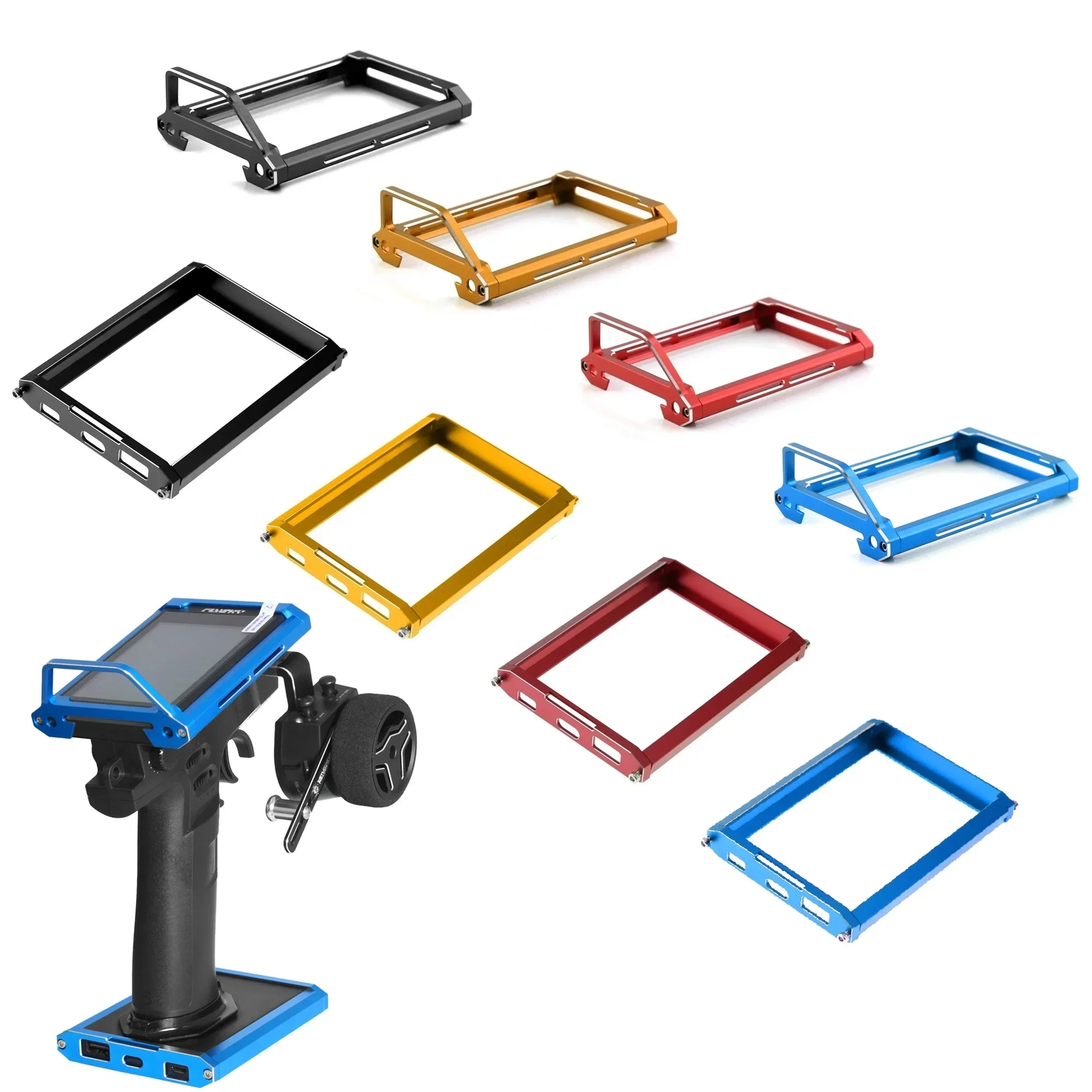 

1PC Metal Transmitter Protector Frame Carrying Handle YA-0711 For Flysky Noble NB4 / NB4 Pro Remote Control Upgrade Parts