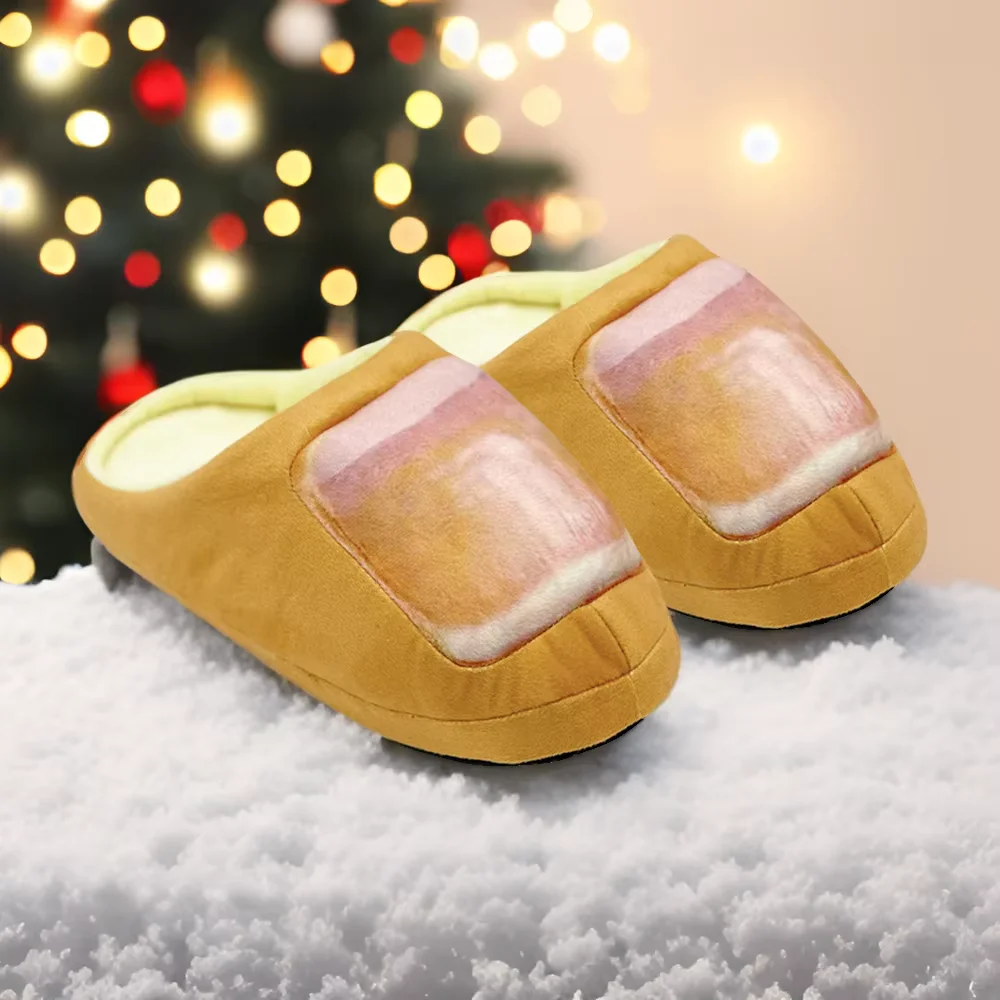 New Toe Pattern Plush Slippers Men Women Fun Digit Pattern House Shoes Adults Soft Warm Shoes Personalized creativity