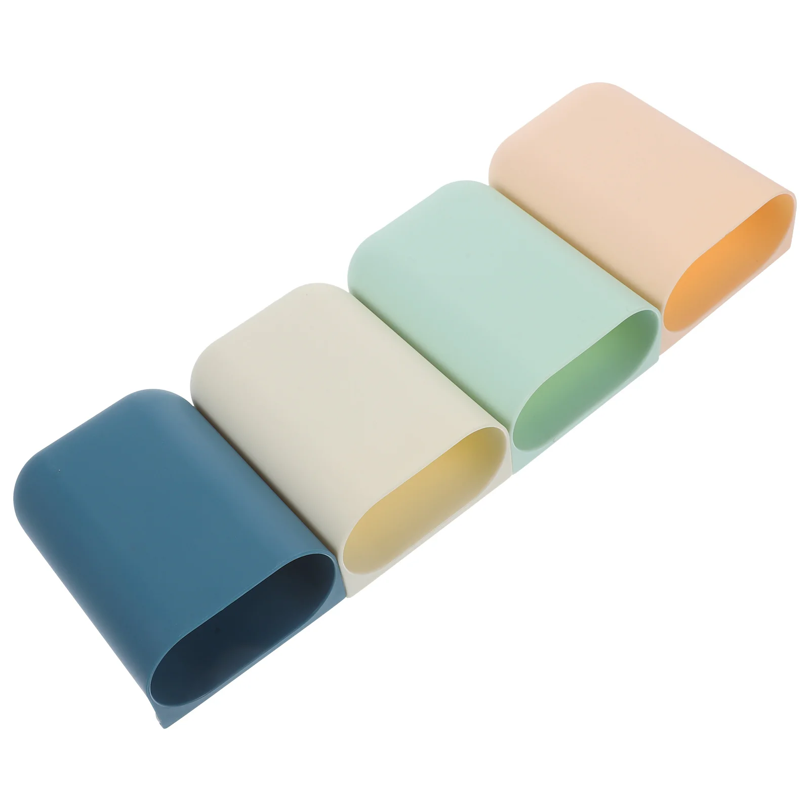 

GRADENEVE 4Pcs Desktop Storage Box Hanging Trash Can Small Waste Basket Rolling Cart Organizer Container Bucket