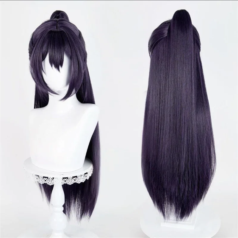 Game Limbus Company Hong Lu Adult Cosplay Wig Long Purply Hair Heat Resistant Synthetic Wigs Halloween Carnival Party Prop