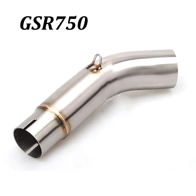 Motorcycle exhaust mid pipe connect tube For kawasaki 400 Honda CBR 500 CBR300 Hornet 600 CB600F Suzuki GSR 750