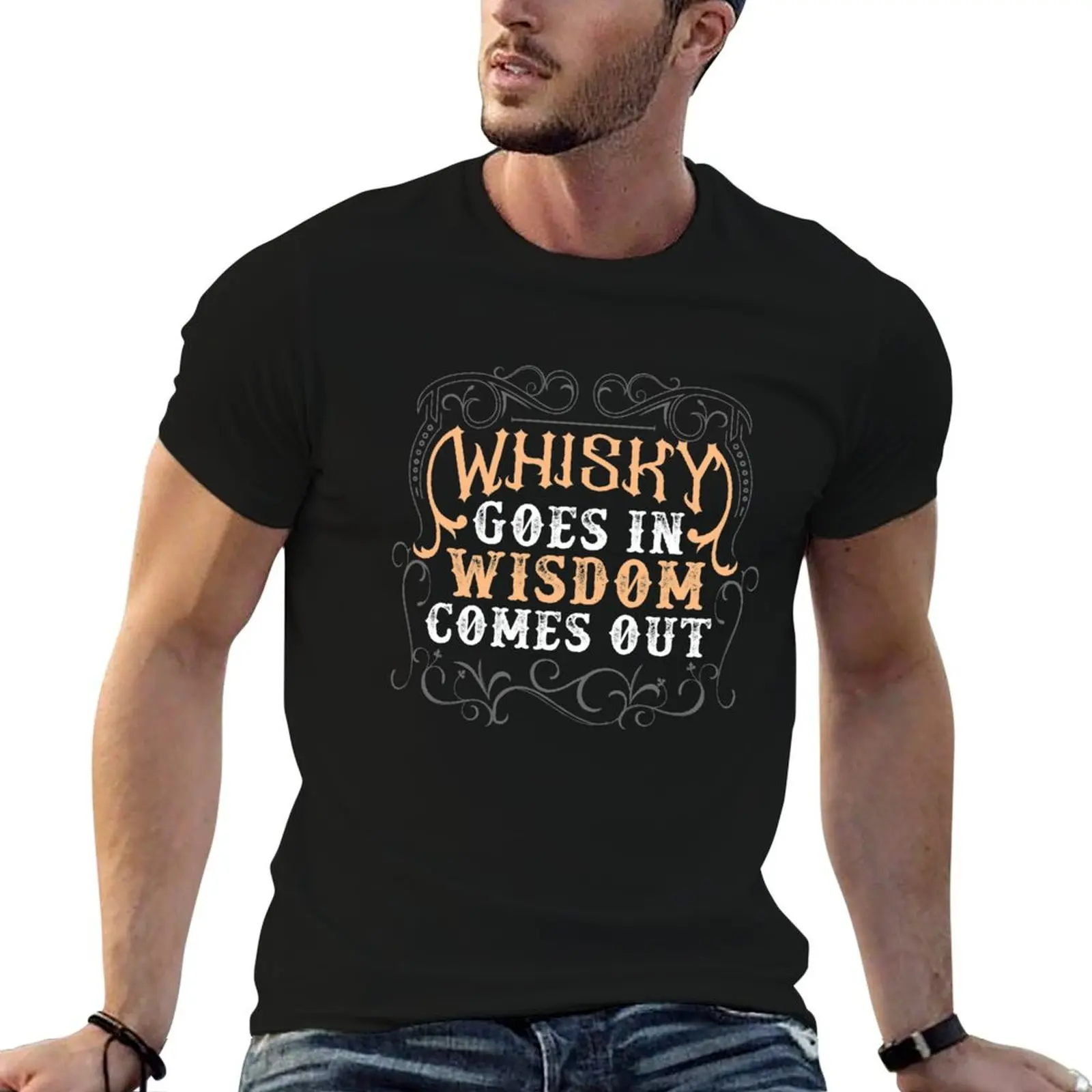Camiseta Whiskey Whisky Scotch Single Malt Bourbon Geschenk, camiseta para hombre, camiseta 100% de algodón para hombre