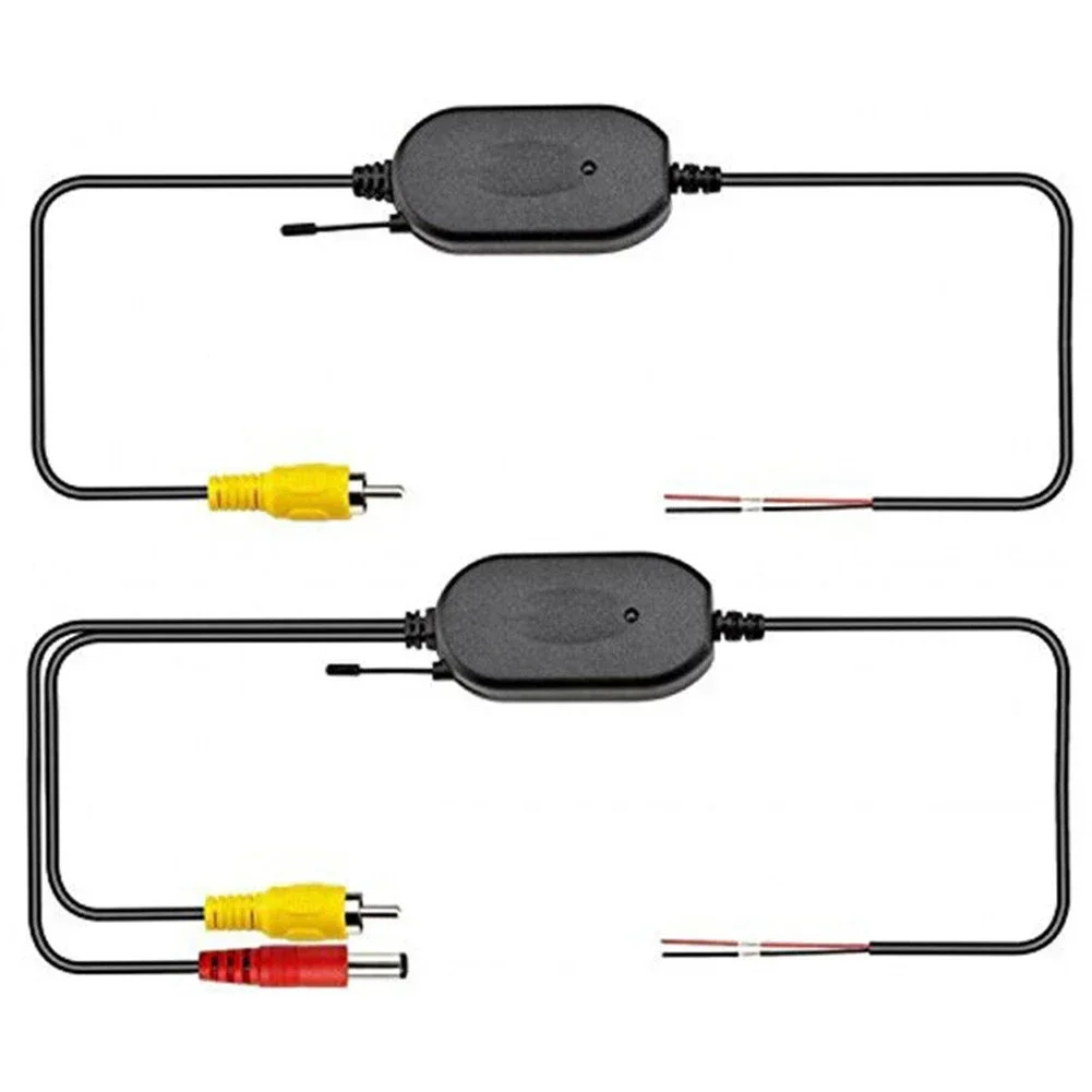 2 4GHz Wireless Car Reverse Camera Kit  Transmitter And Receiver  PAL/NTSC System  Compatible With 12V Vehicles