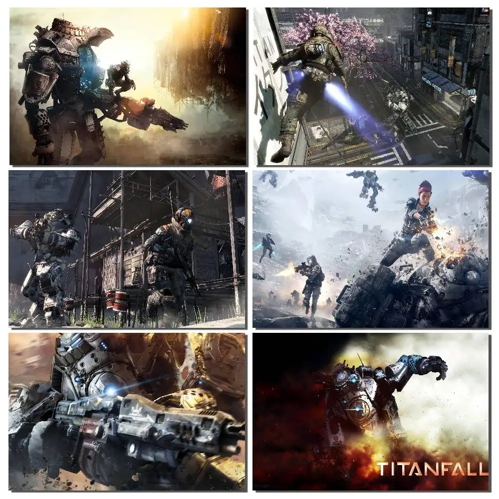 Titanfall 2- Game Backdrop For Photo Studio Boys Baby Shower Happy Birthday Party Photography Background