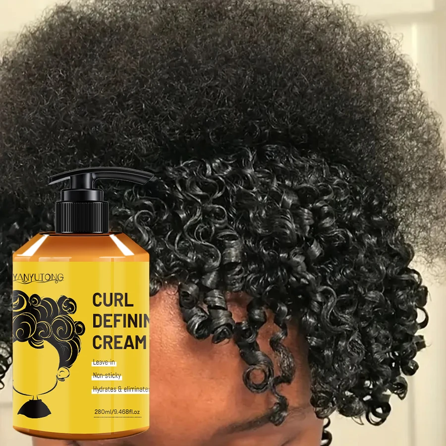 280ml Lockenstyling-Creme, Feuchtigkeitsspendende und Glättende Formel, Verbessert die Elastizität und den Glanz von Locken, Leicht zu Fixieren – Detail 10