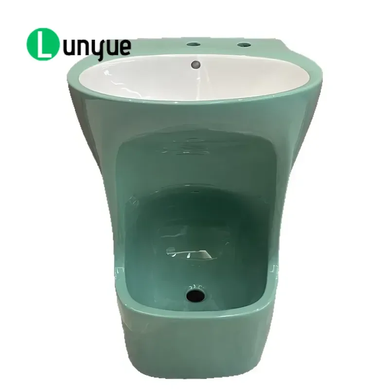 Modern Minimalist Ceramic Footbath Indoor Outdoor Bathroom Basin Durable Stylish Design Home Spa Relaxation Decor