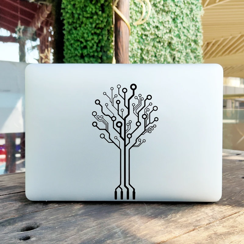 Creative Circuit Tree Viny Laptop Sticker for MacBook Air 13