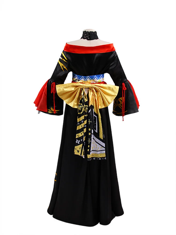 Final Fantasy14 Yotsuyu Kimono Cosplay  Costume Japanese Uniform  Halloween Party Outfits