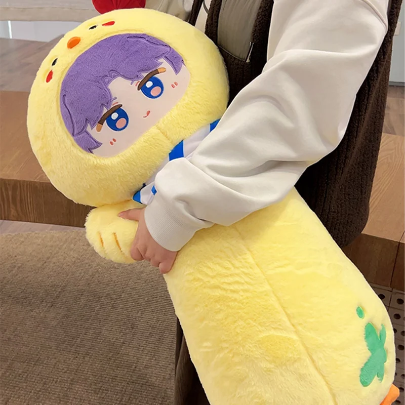 80CM Love and Deepspace Oversized Long Body Pillow HD Printed Character Peripheral Cushion Soft Hug Pillow for Bedroom & Sofa