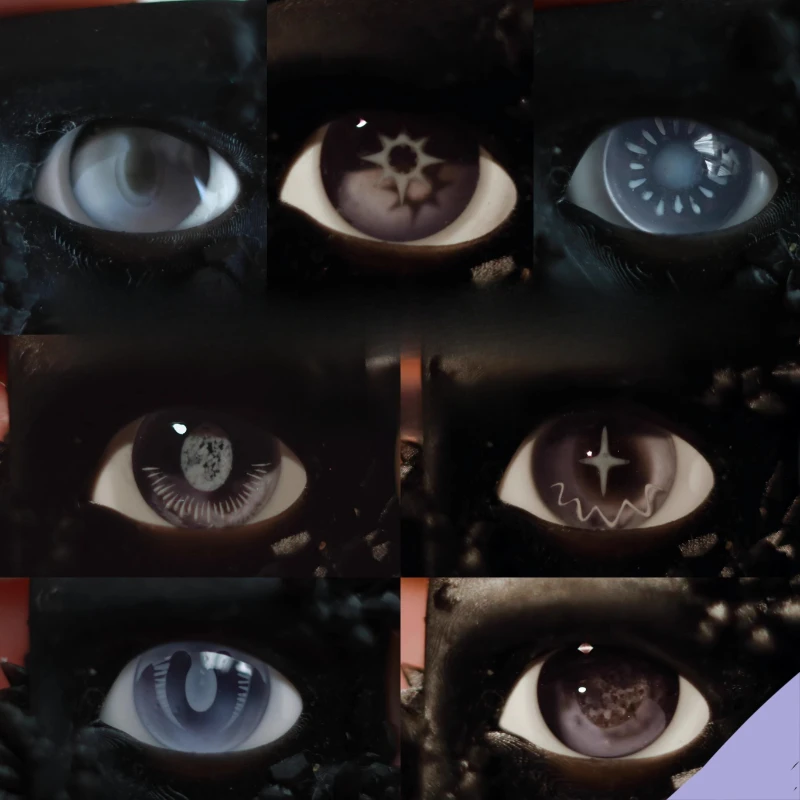 Bjd Eyeball Mold/Anime Iris Texture Three-dimensional Eye Wrinkles Pupil High Light Handmade DIY Soft Clay Cartoon Doll Eye Mold