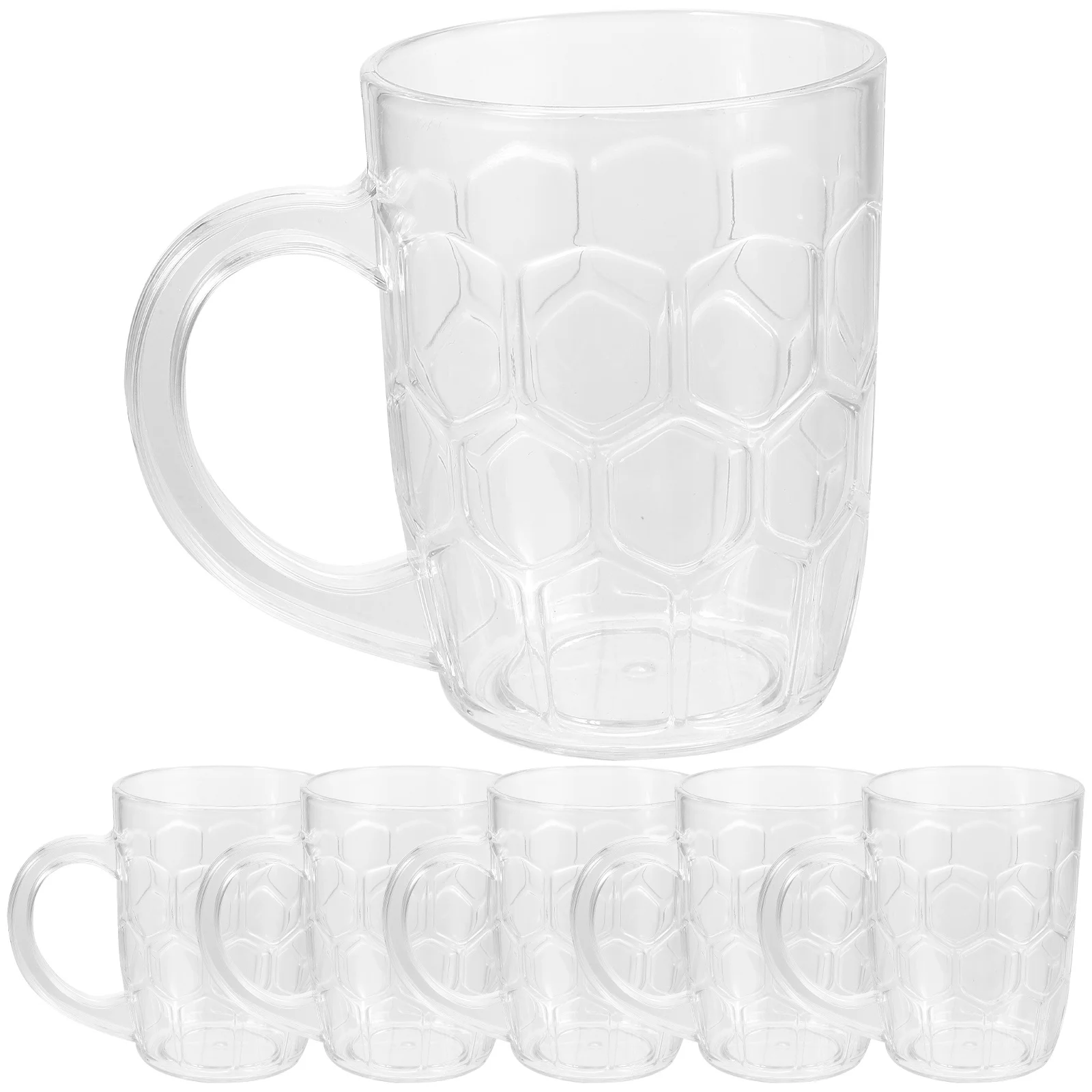 

6Pcs Pineapple Beer Mugs Clear Tasting Glasses Multi-Function Wine Cup for Home and Parties Tasting Glasses for Beer