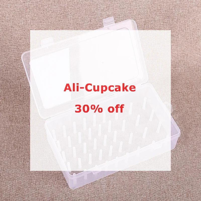 42 Roll Transparent PP Plastic Embroidery Sewing Set Storage Box Portable Large Capacity Sewing Thread Storage Case
