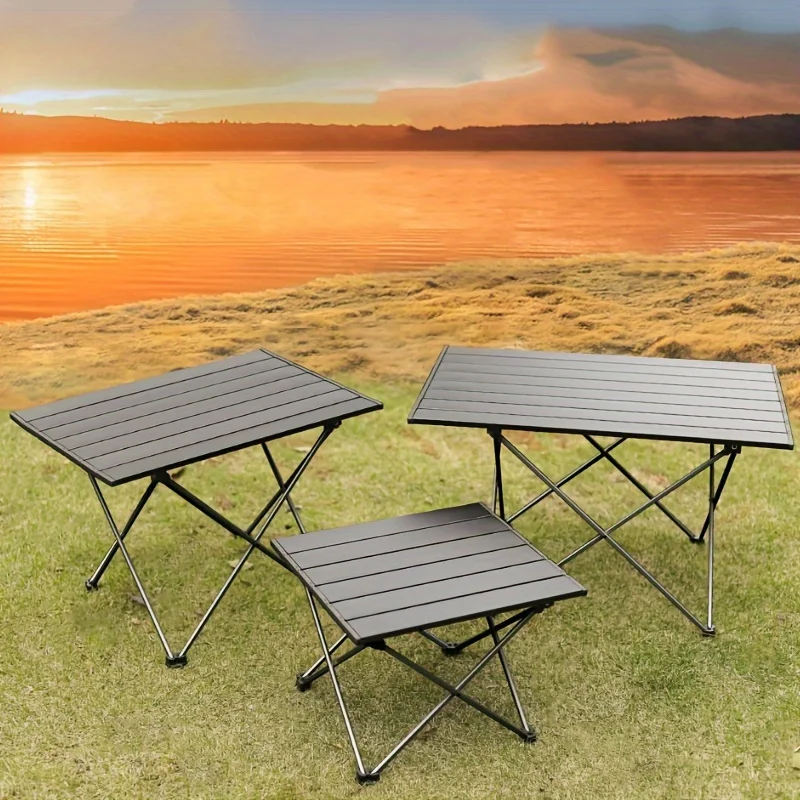 Image of Klappbarer Campingtisch, Tragbarer Leichter Aluminium-Legierungstisch, Outdoor-Klapptisch für Picknick, Wandern, Grillen & Reisen