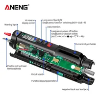 ANENG A3008 Intelligent Multimeter 6000 Counts Digital Test Pen Auto Sensor AC/DC Voltage NonContact Multimetro Tester Pencil