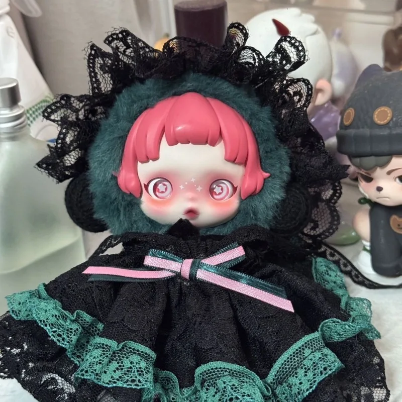 10cm スカルパンダ人形服ゴージャスなヴィンテージプリンセスドレスセットとヘッドウェア付き Sp ウィンターシンフォニーシリーズブラインドボックスアクセサリー